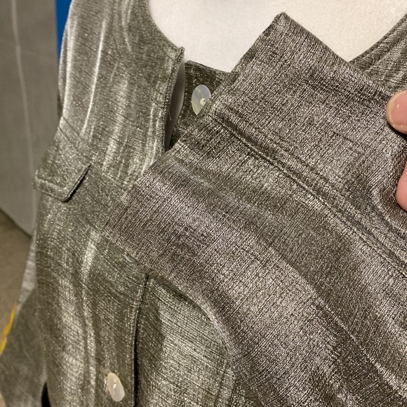 Ruby Road metallic colored shirt waisted jacket. - Picture 4 of 6